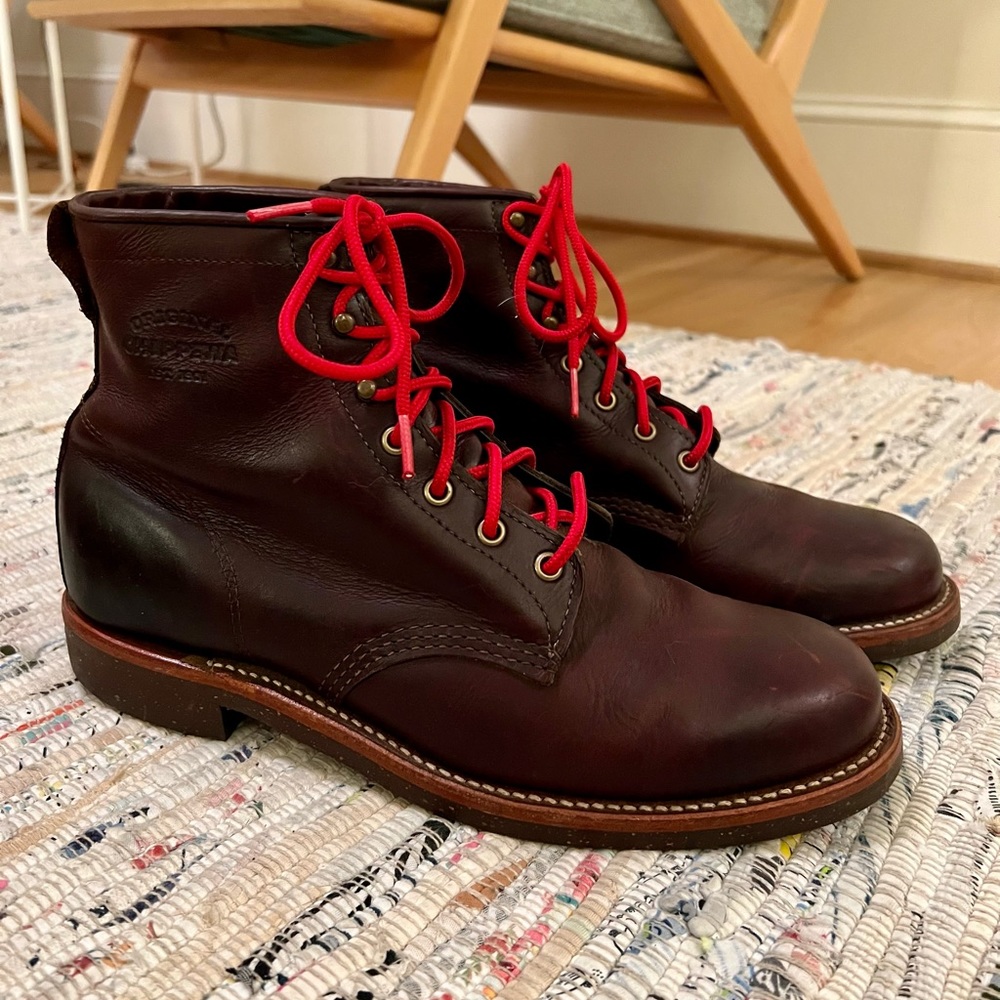 Original Chippewa for J.Crew plain-toe boots / barely worn / size 11